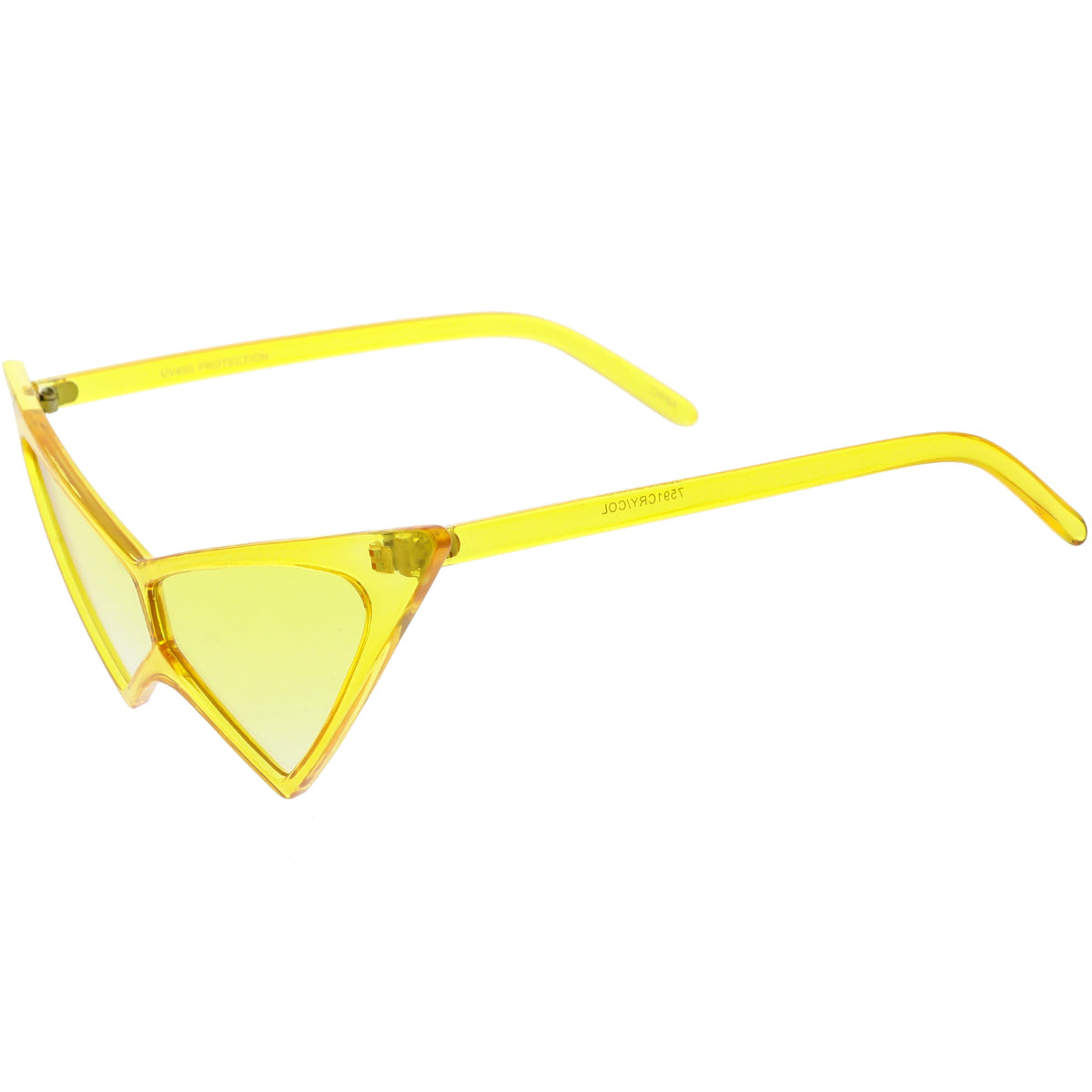 Women's Rock N Roll Color Tone Sharp Tip Cat Eye Sunglasses C945
