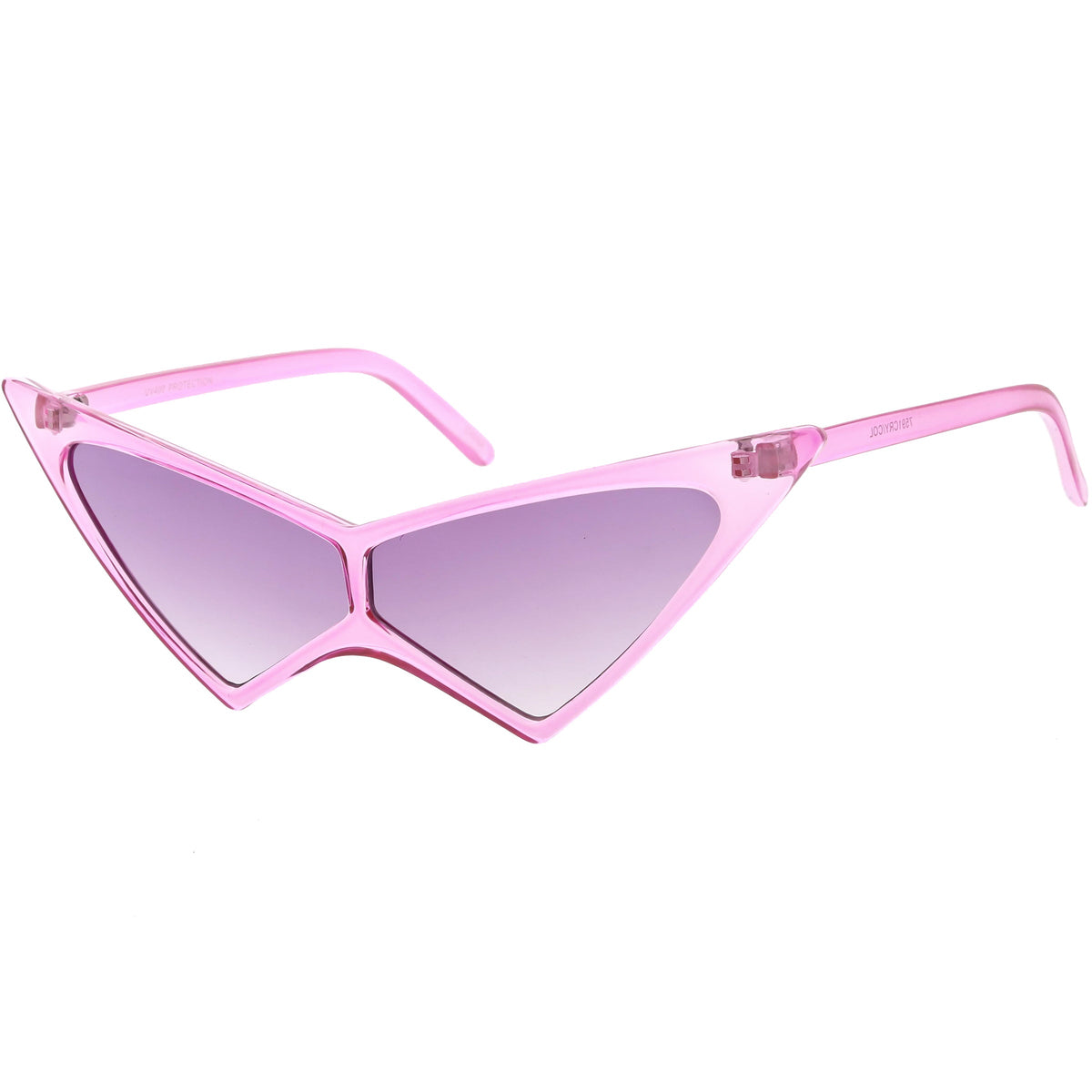Women's Rock N Roll Color Tone Sharp Tip Cat Eye Sunglasses C945