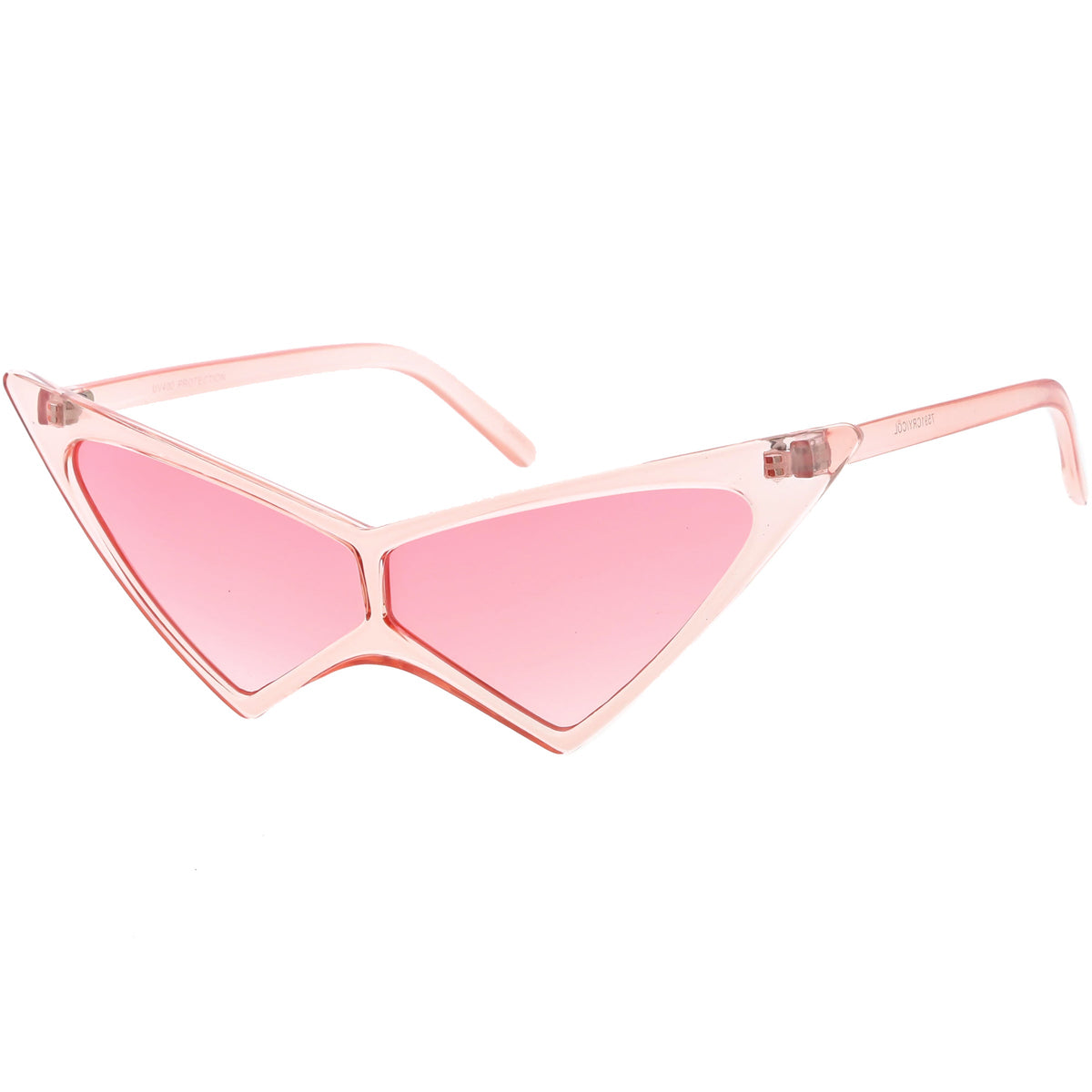 Women's Rock N Roll Color Tone Sharp Tip Cat Eye Sunglasses C945