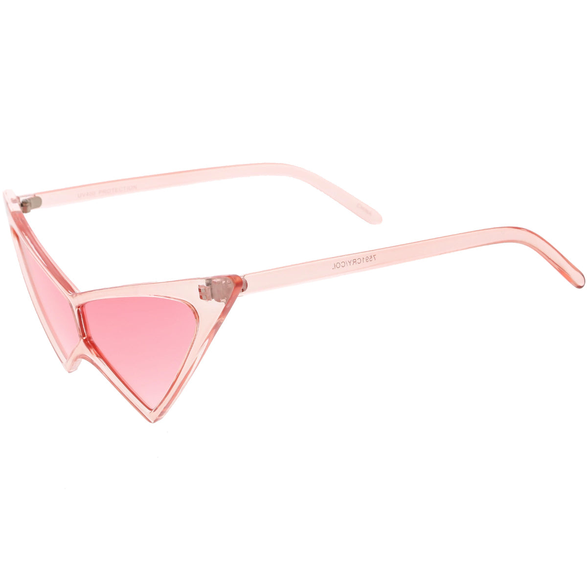 Women's Rock N Roll Color Tone Sharp Tip Cat Eye Sunglasses C945