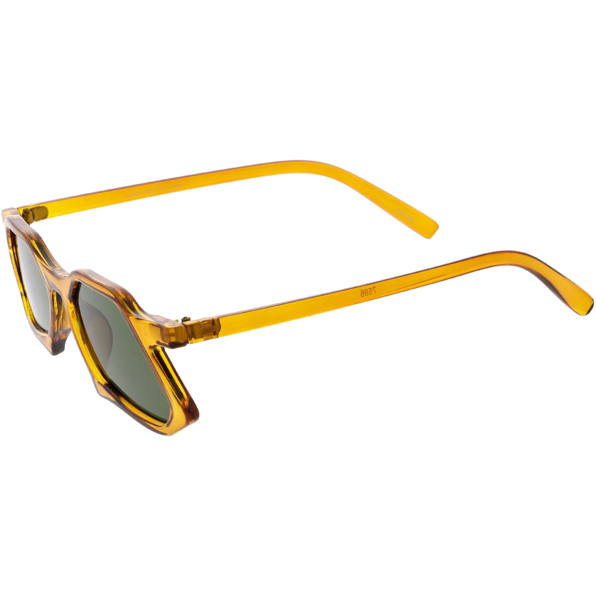 Retro Unique Groovy Geometric High Temple Sunglasses C949