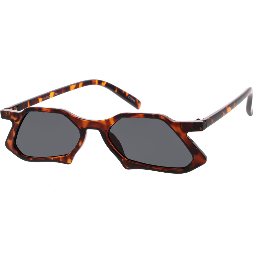 Retro Unique Groovy Geometric High Temple Sunglasses C949