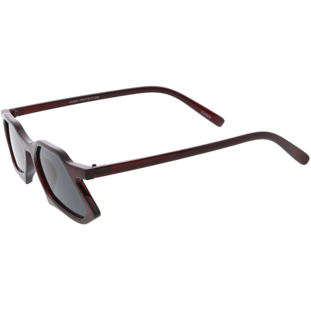 Retro Unique Groovy Geometric High Temple Sunglasses C949