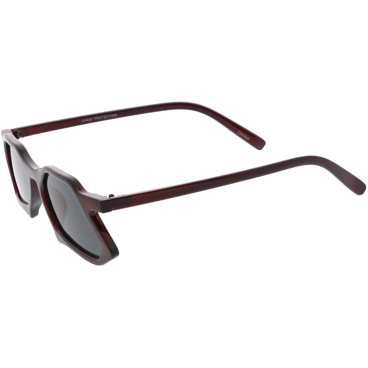 Retro Unique Groovy Geometric High Temple Sunglasses C949