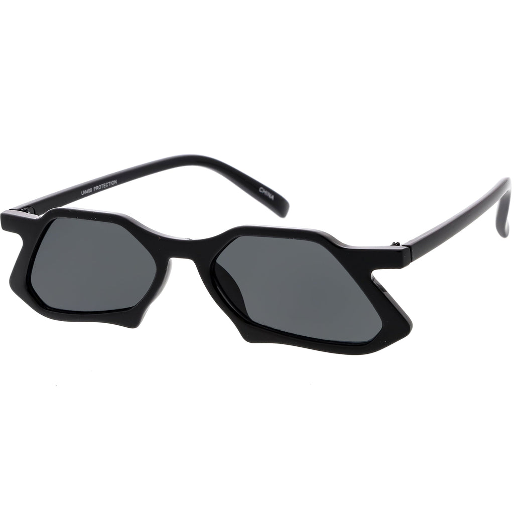 Retro Unique Groovy Geometric High Temple Sunglasses C949