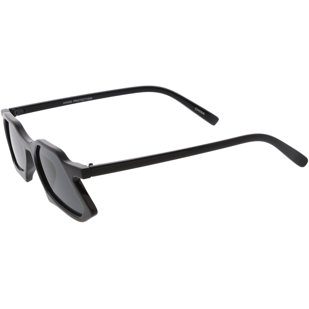 Retro Unique Groovy Geometric High Temple Sunglasses C949