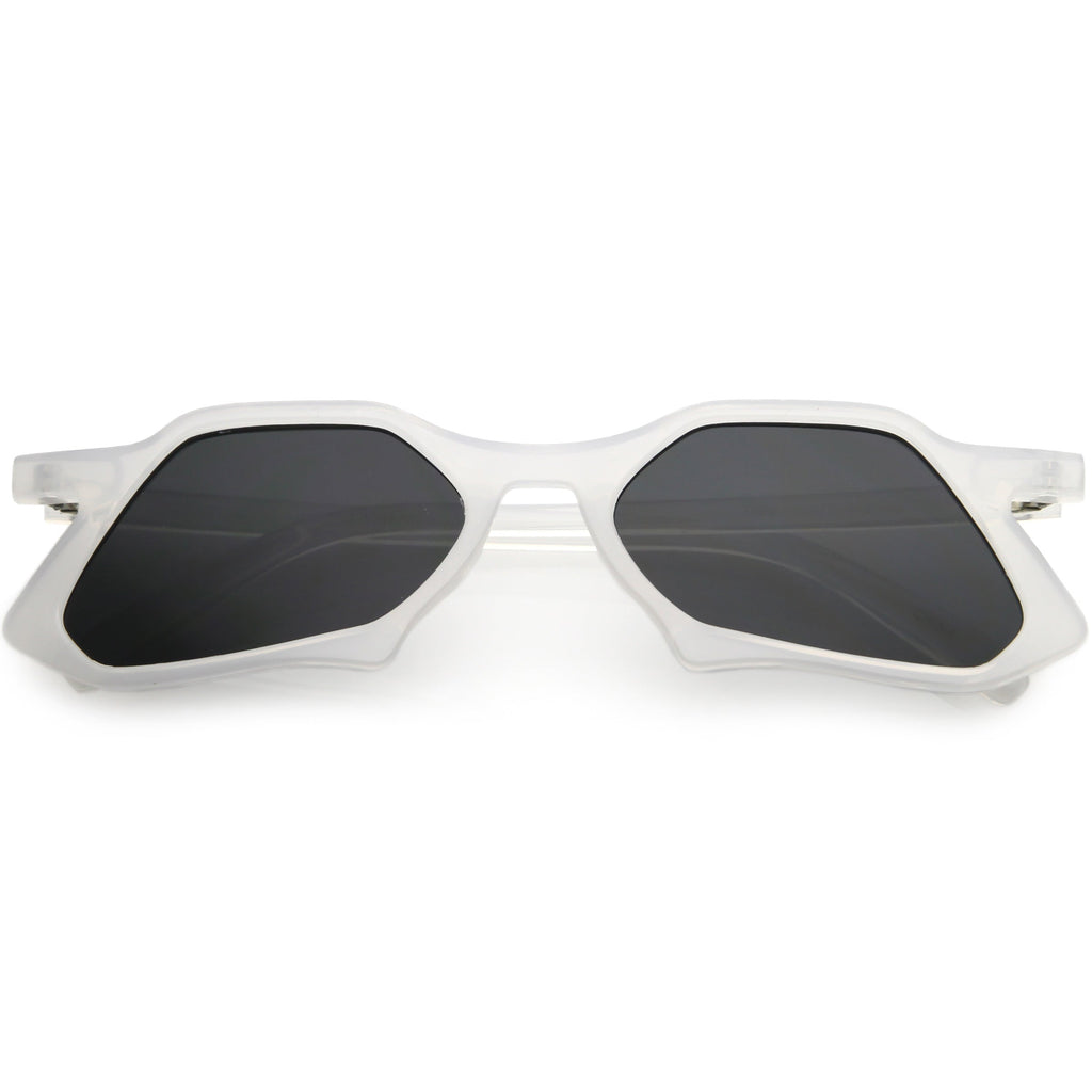 Retro Unique Groovy Geometric High Temple Sunglasses C949