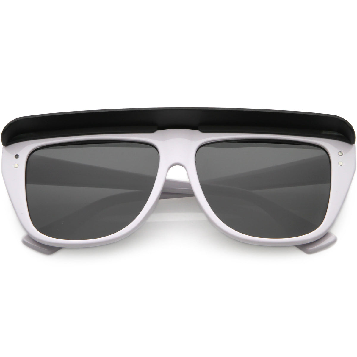 Retro 1980's Life Guard Poolside Flat Top Visor Sunglasses C951