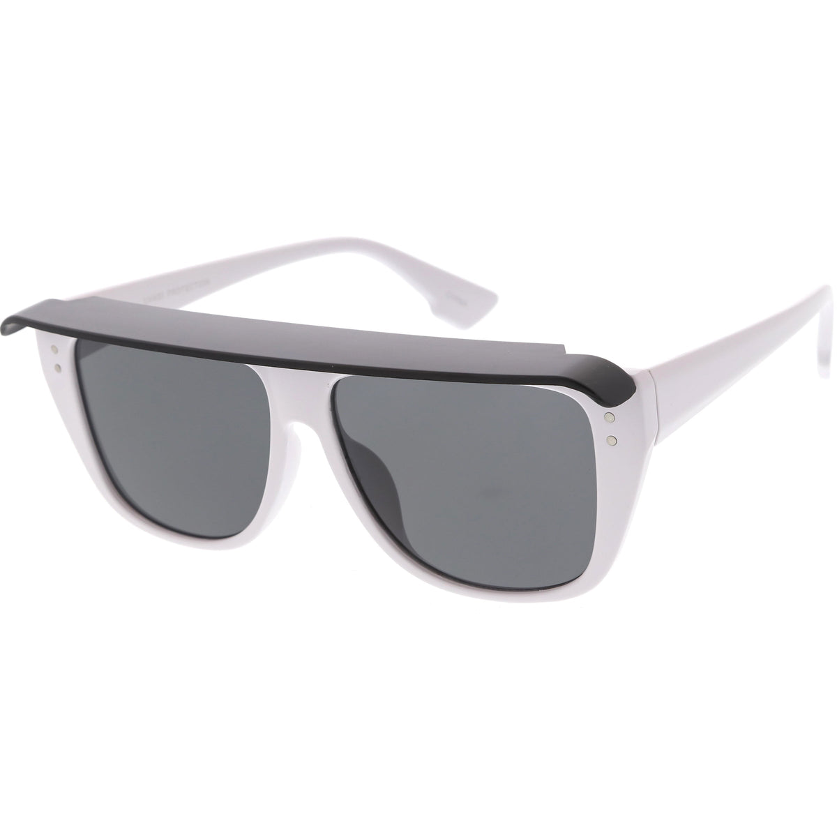 Retro 1980's Life Guard Poolside Flat Top Visor Sunglasses C951