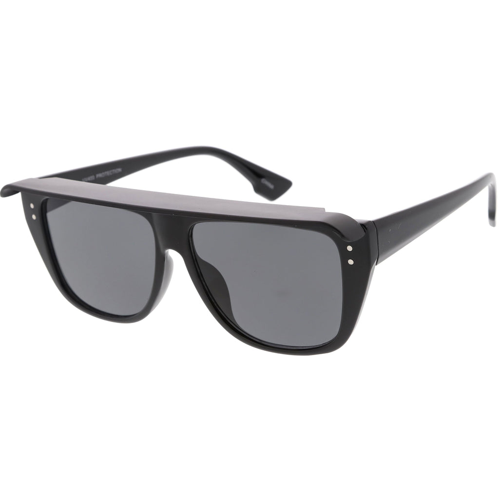 Retro 1980's Life Guard Poolside Flat Top Visor Sunglasses C951
