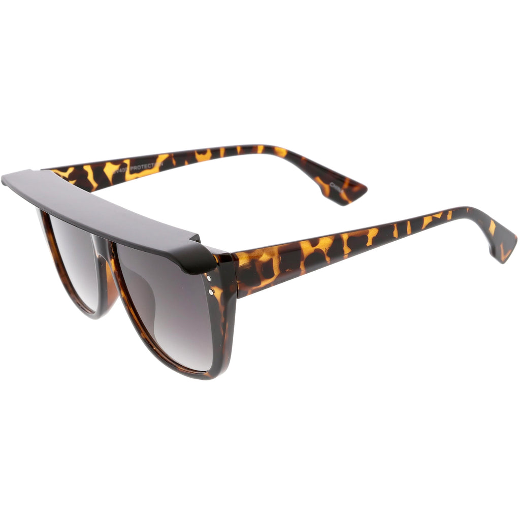 Retro 1980's Life Guard Poolside Flat Top Visor Sunglasses C951