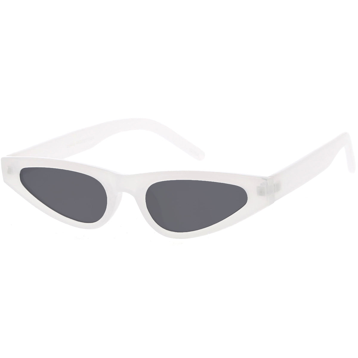Women's Small Retro Angled Thick Frame Cat Eye Sunglasses C952