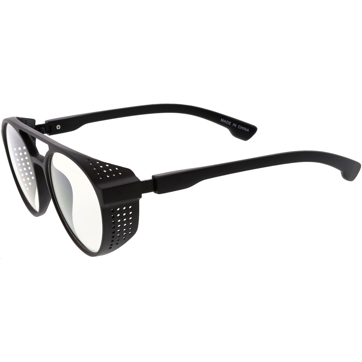 Retro Steampunk Vented Color Tone Lens Goggle Aviator Sunglasses C958