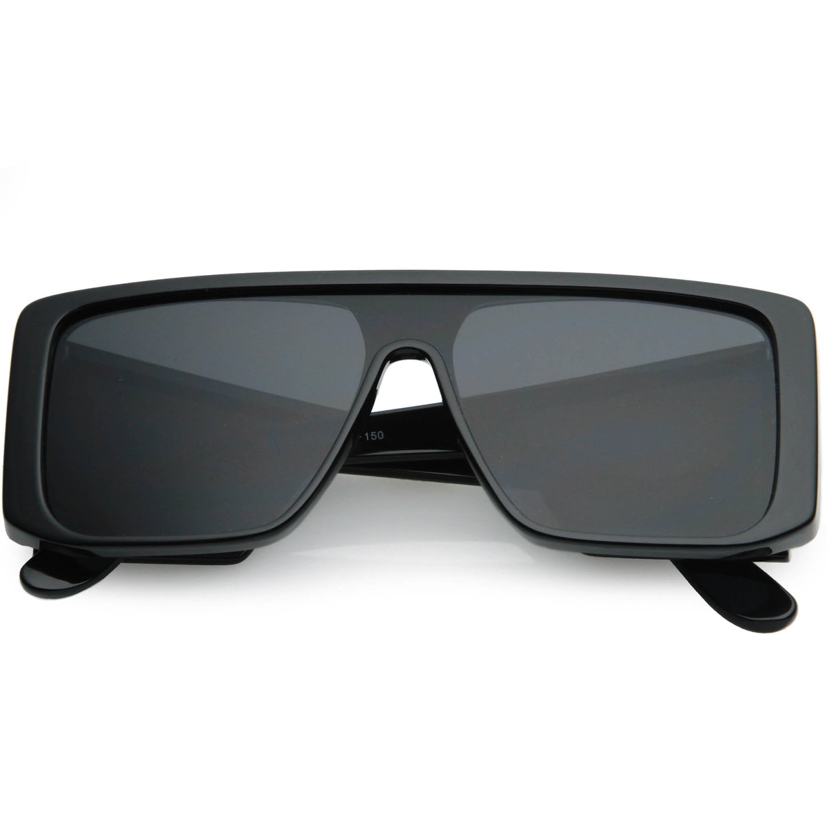 Oversize Retro Modern Square Side Window Shield Sunglasses C963