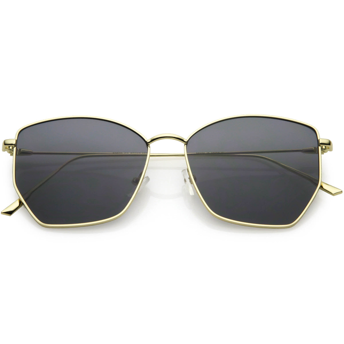 Women's Modern Geometric Thin Metal Frame Sunglasses C968