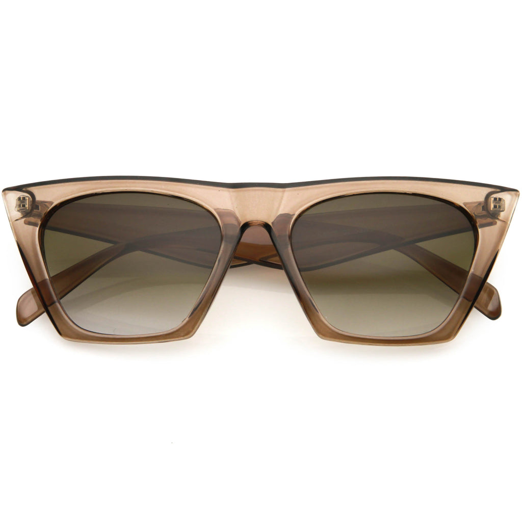 Women's Retro Modern Flat Top Cat Eye Sunglasses C976