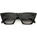 Women's Retro Modern Flat Top Cat Eye Sunglasses C976
