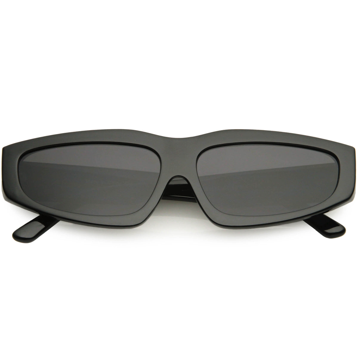 Retro Fashion 90s Style Thick Frame Plastic Rectangle Sunglasses C979