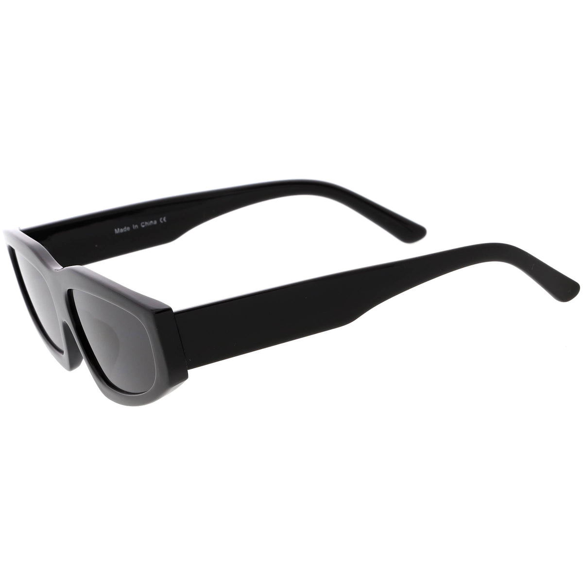 Retro Fashion 90s Style Thick Frame Plastic Rectangle Sunglasses C979