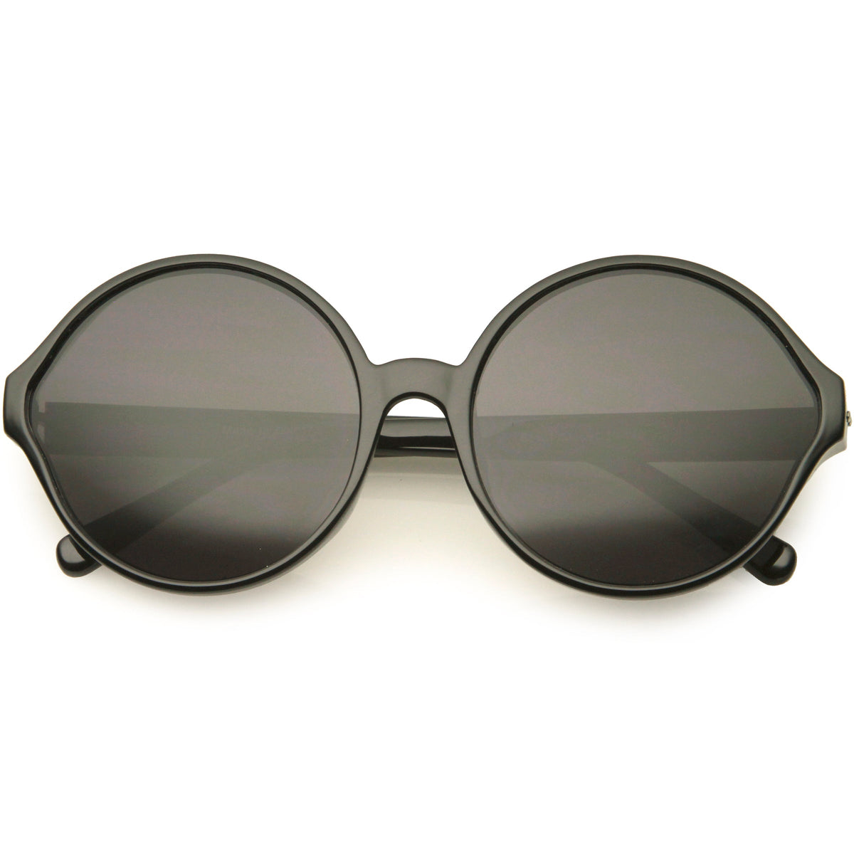 Women's Oversize Retro Disco Round Circle Translucent Sunglasses C984