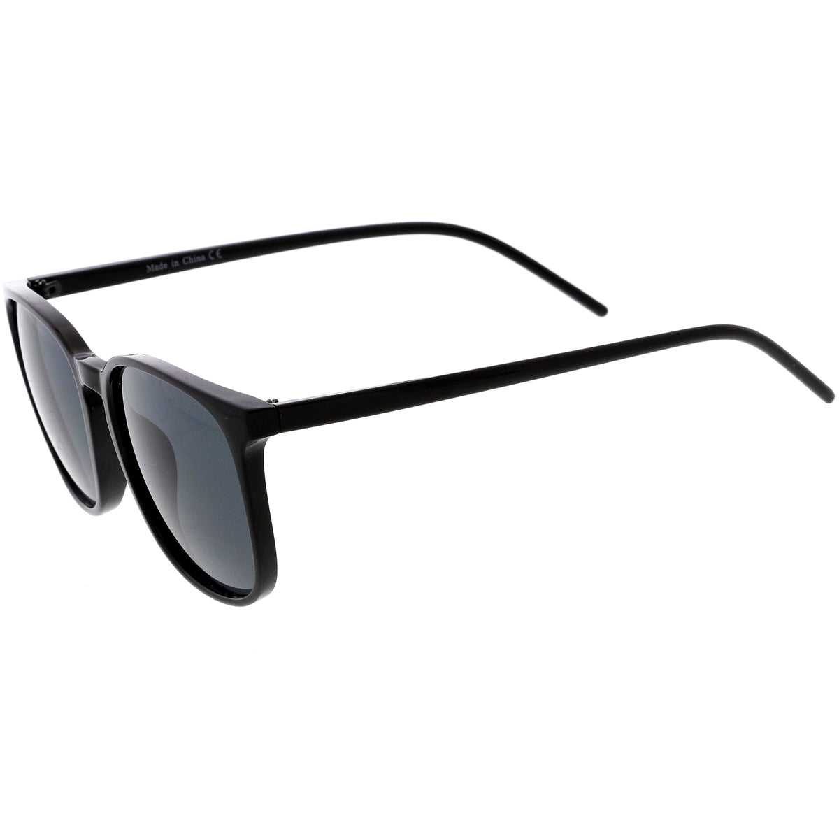 Thin Everyday Lightweight Oversize Horn Rimmed Sunglasses D006