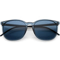 Thin Everyday Lightweight Oversize Horn Rimmed Sunglasses D006