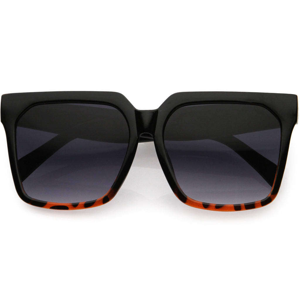Bold Euro Designer Inspired Fashion Oversize Square Sunglasses D009