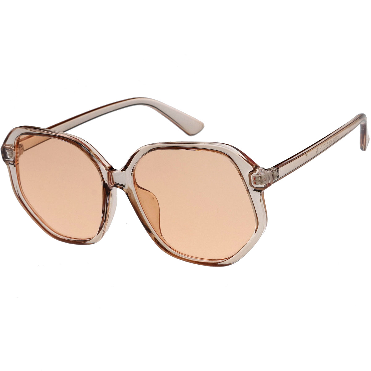Retro Fab 70s Era Disco Oversize Square Hexagon Sunglasses D016
