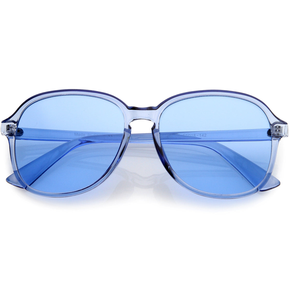 Retro Fab 70s Disco Era Keyhole Nose Classic Round Sunglasses D017