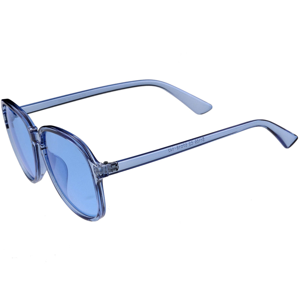 Retro Fab 70s Disco Era Keyhole Nose Classic Round Sunglasses D017