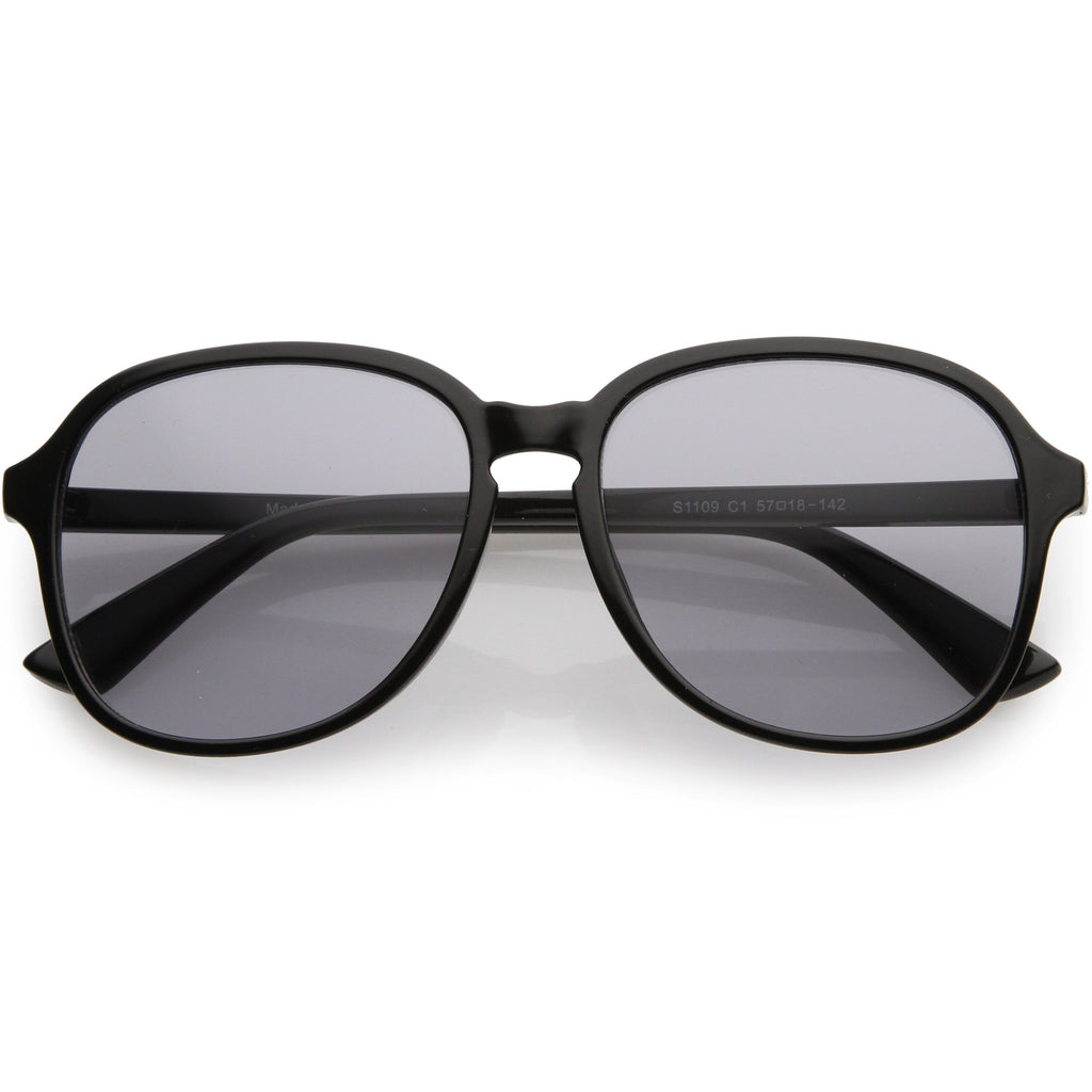 Retro Fab 70s Disco Era Keyhole Nose Classic Round Sunglasses D017