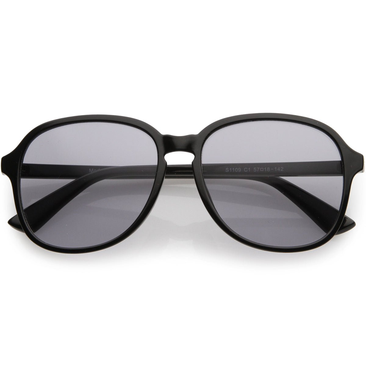 Retro Fab 70s Disco Era Keyhole Nose Classic Round Sunglasses D017