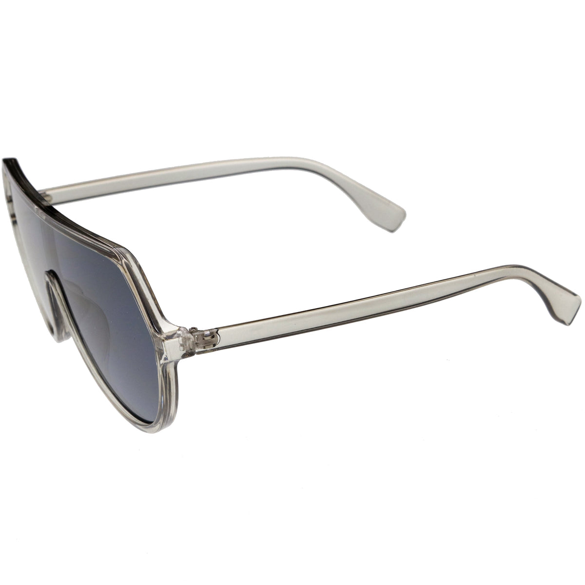 Oversized Contemporary Fashion Geometric Shield Sunglasses D112