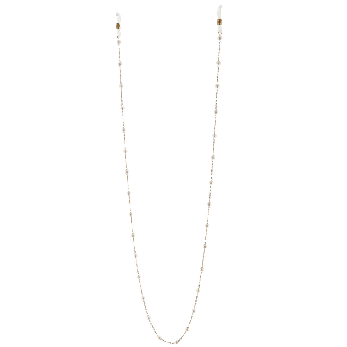 Pearls Decorated Slim Metal Fashion Sunglasses Chain D136