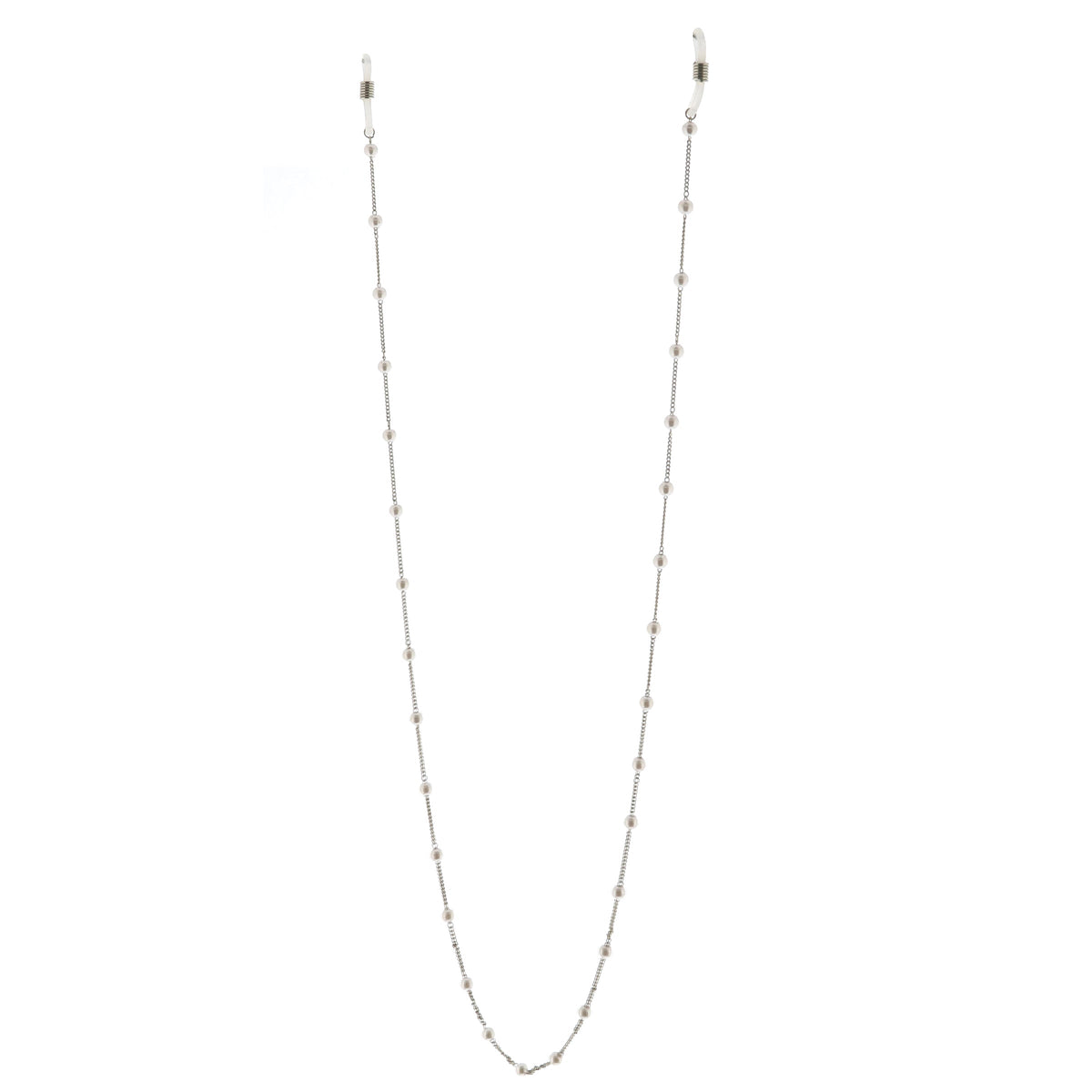 Pearls Decorated Slim Metal Fashion Sunglasses Chain D136