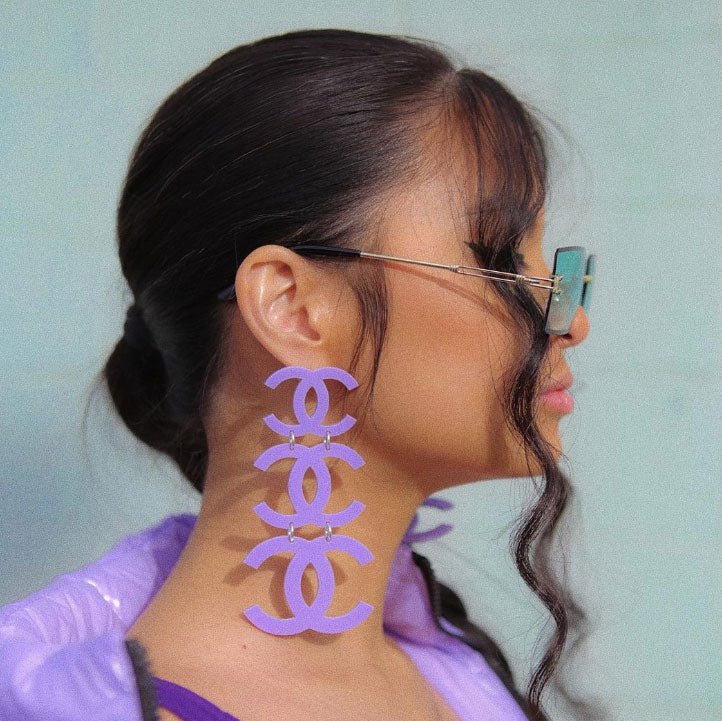 Luxe 90s Inspired Full Rimless Bevelled Lens Medium Square Sunglasses D137