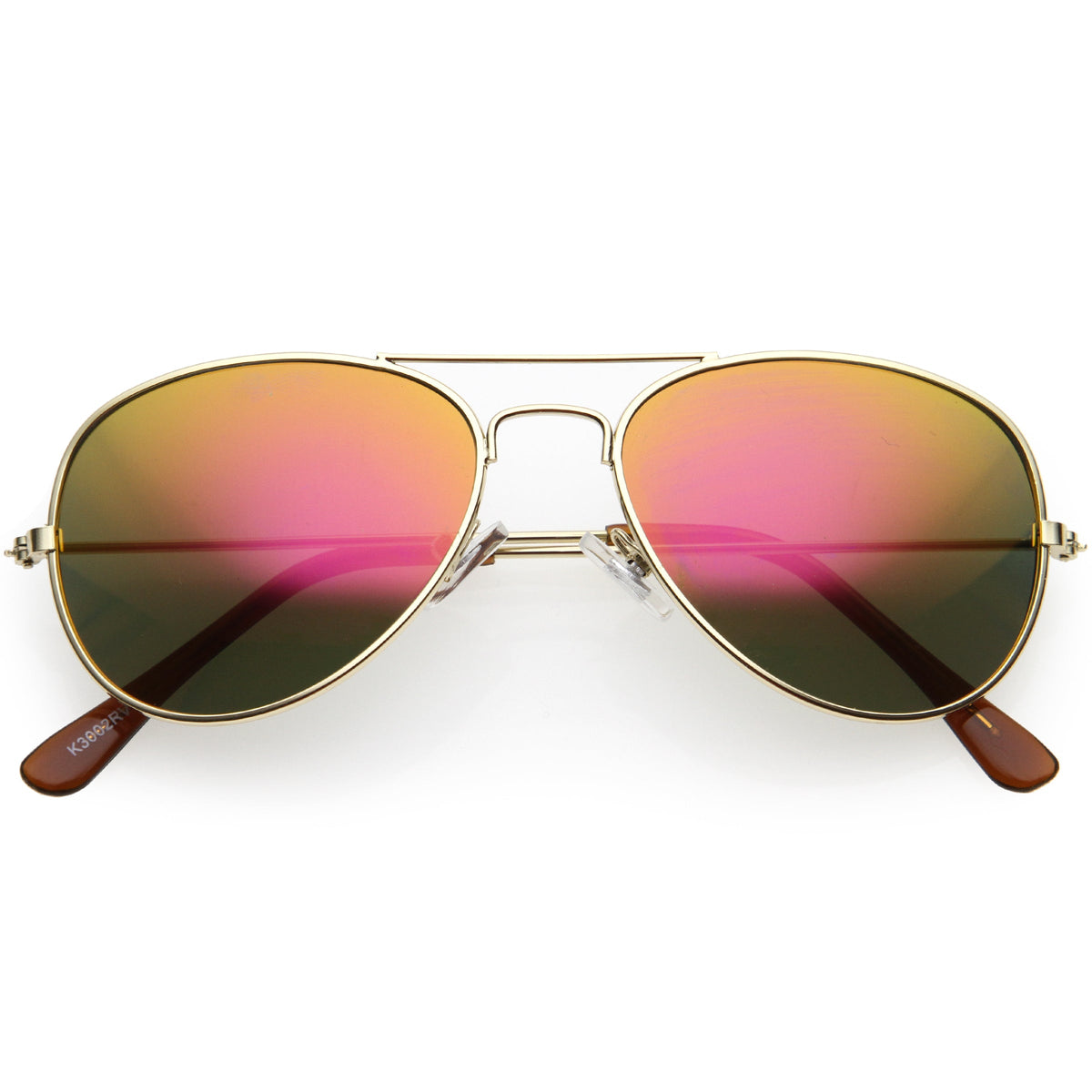 Kids Classy Mirrored Lens Metal Aviator Sunglasses D140