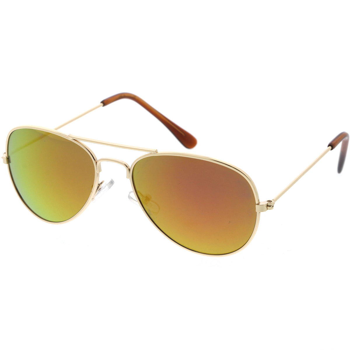 Kids Classy Mirrored Lens Metal Aviator Sunglasses D140