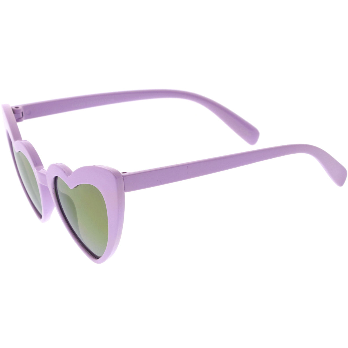 Kids Heart Shaped Mirrored Oversize Heart Sunglasses D143