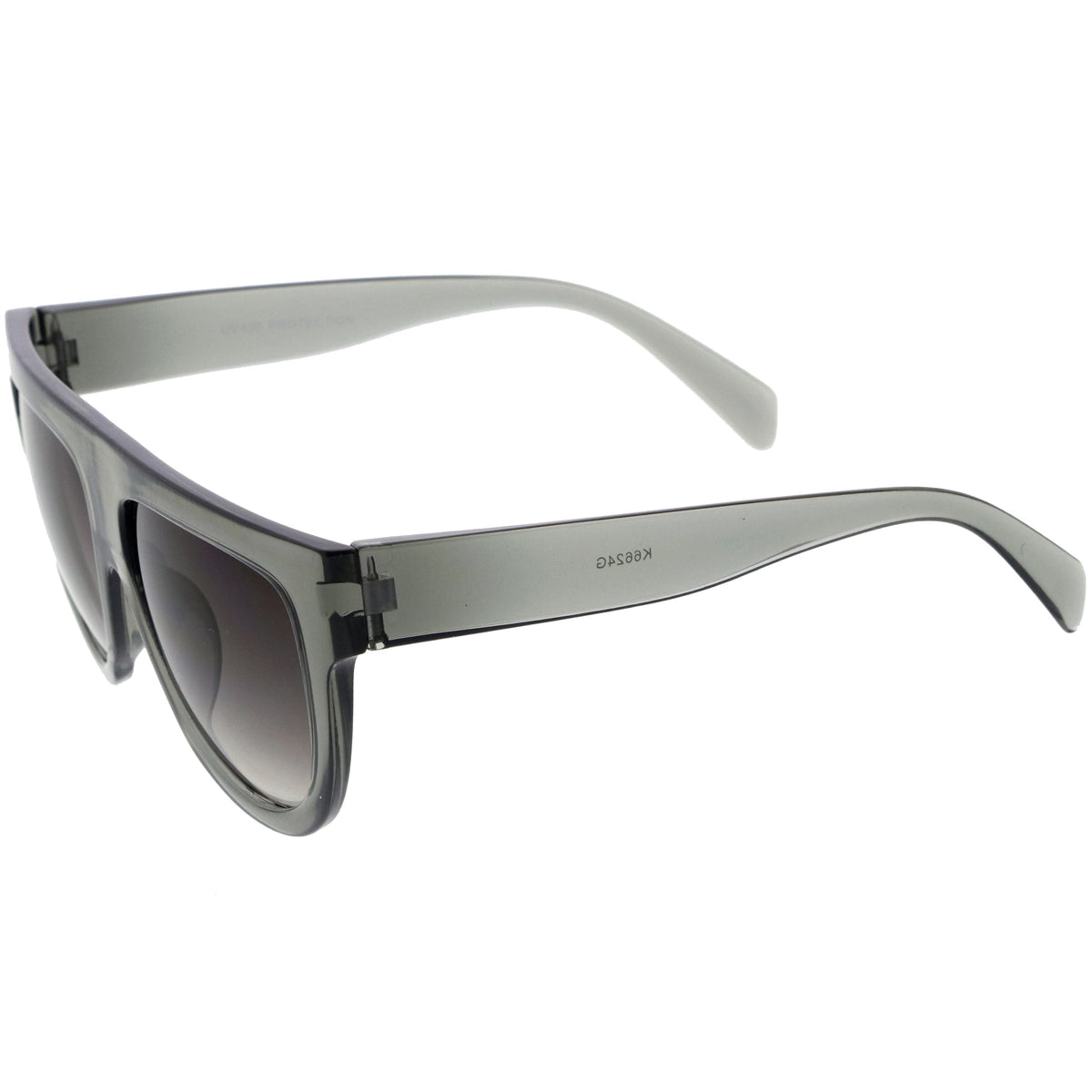Kids Oversize Flat Top Glamorous Round Sunglasses D147