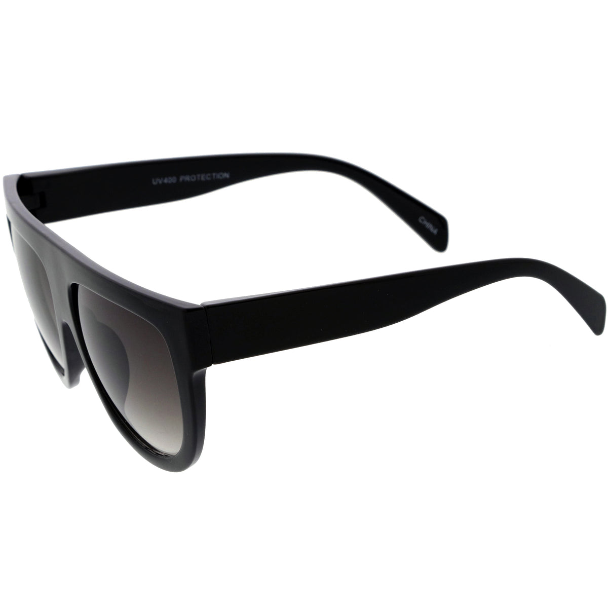 Kids Oversize Flat Top Glamorous Round Sunglasses D147