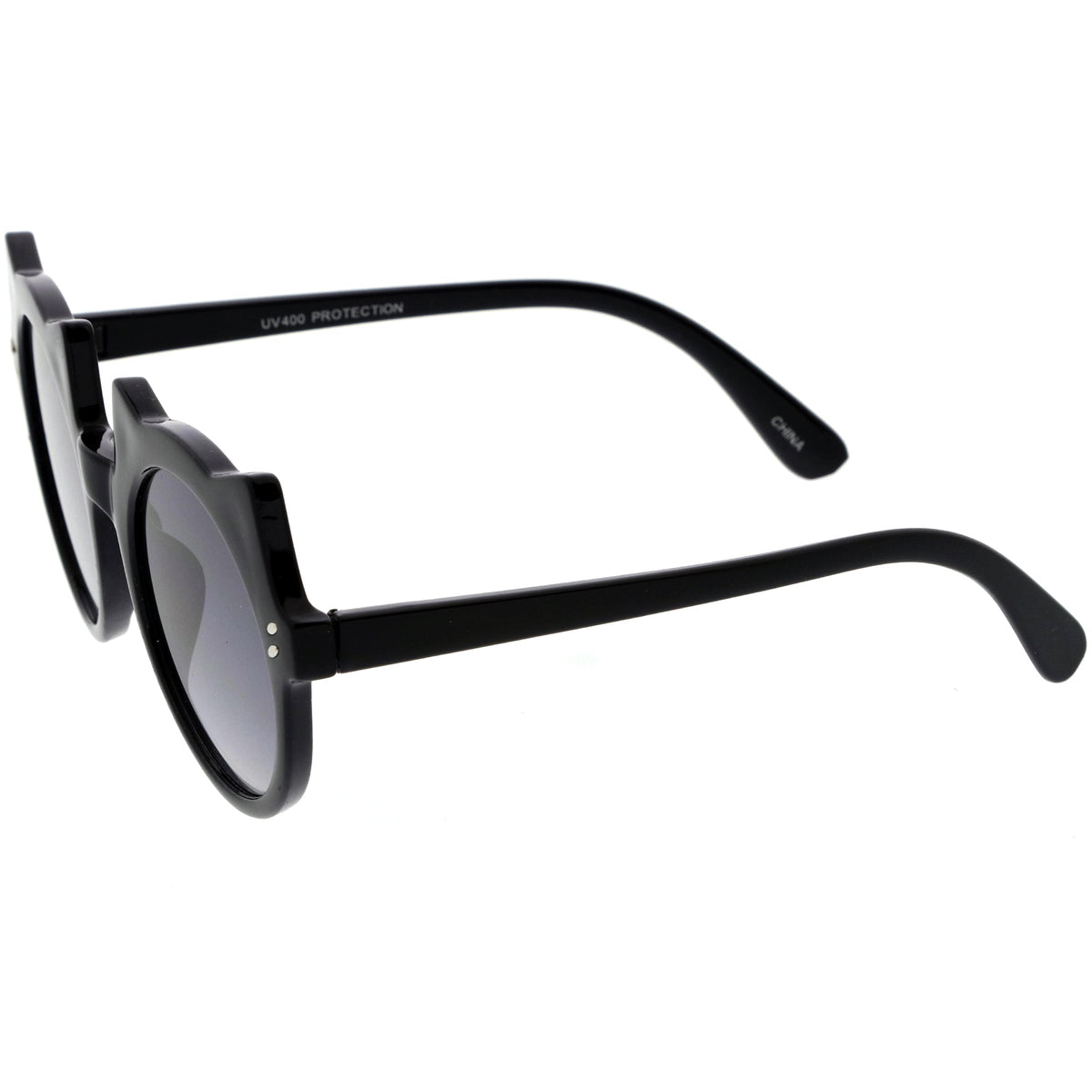 Kids Cat Ears Oversize Round Cat Sunglasses D148