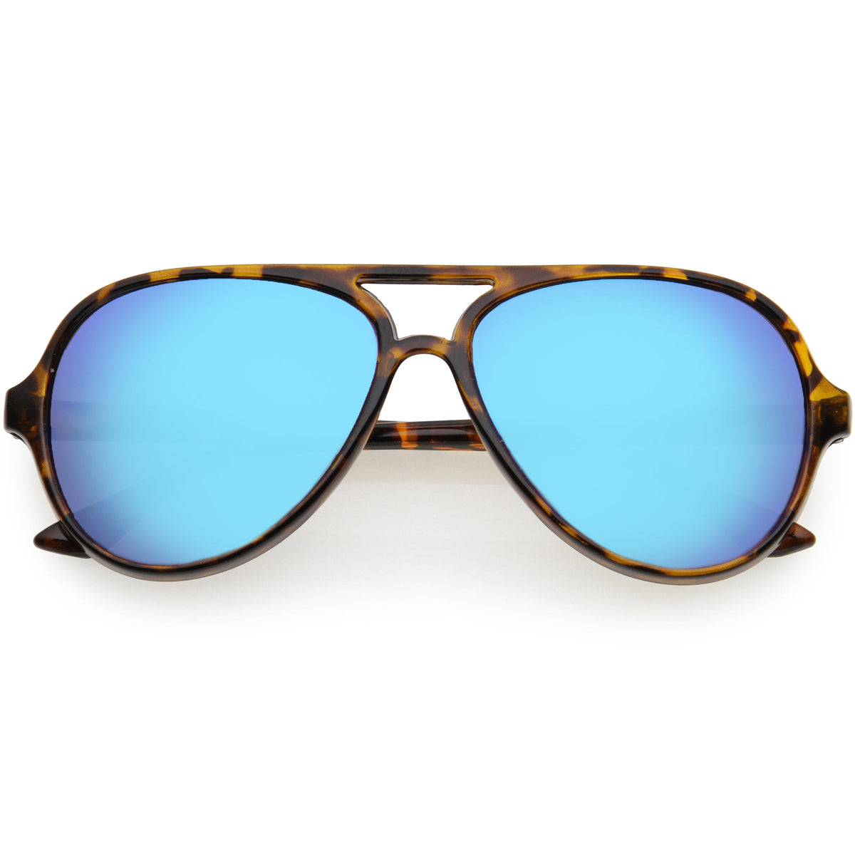 Kids Mirrored Lens Oversize Aviator Sunglasses D185