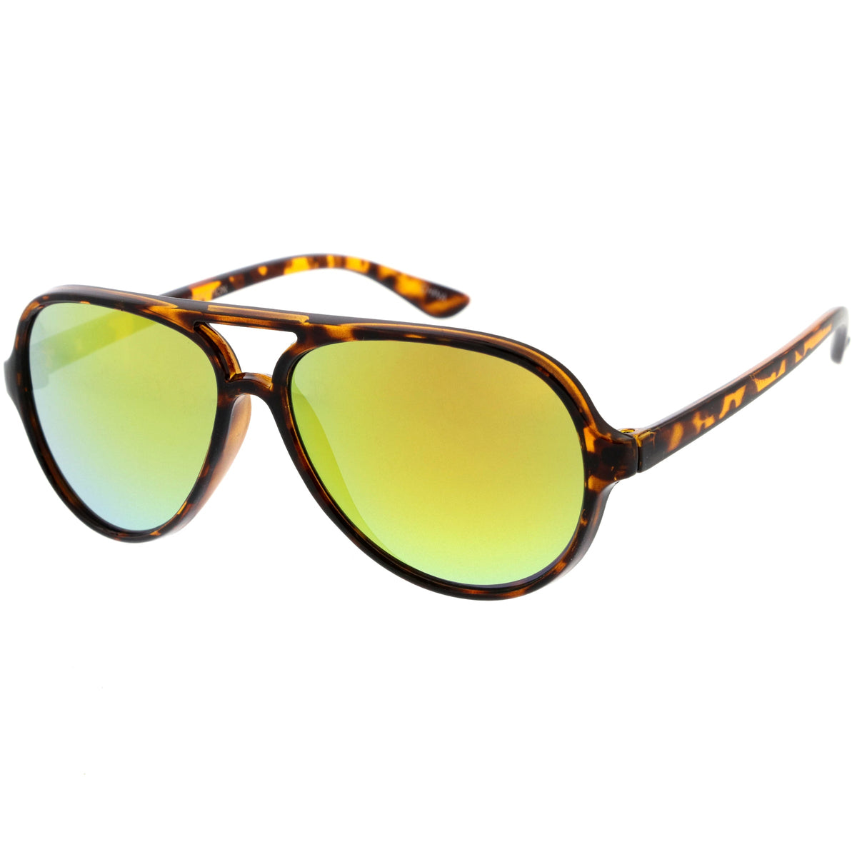 Kids Mirrored Lens Oversize Aviator Sunglasses D185