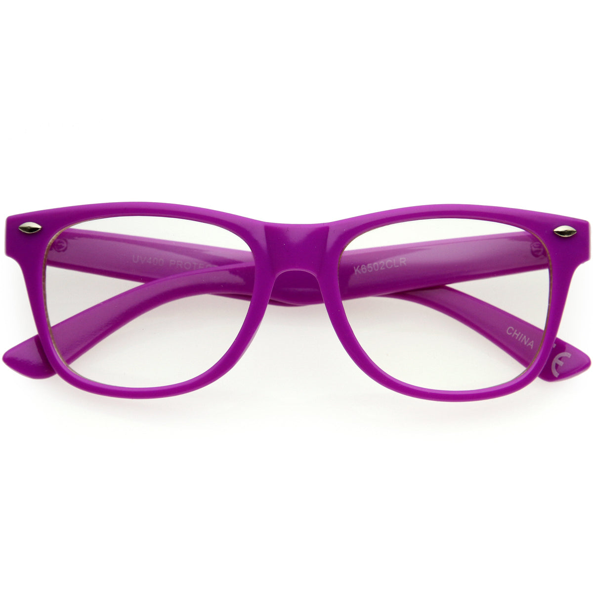 Kids Classic Horn Rimmed Blue Light Glasses D187