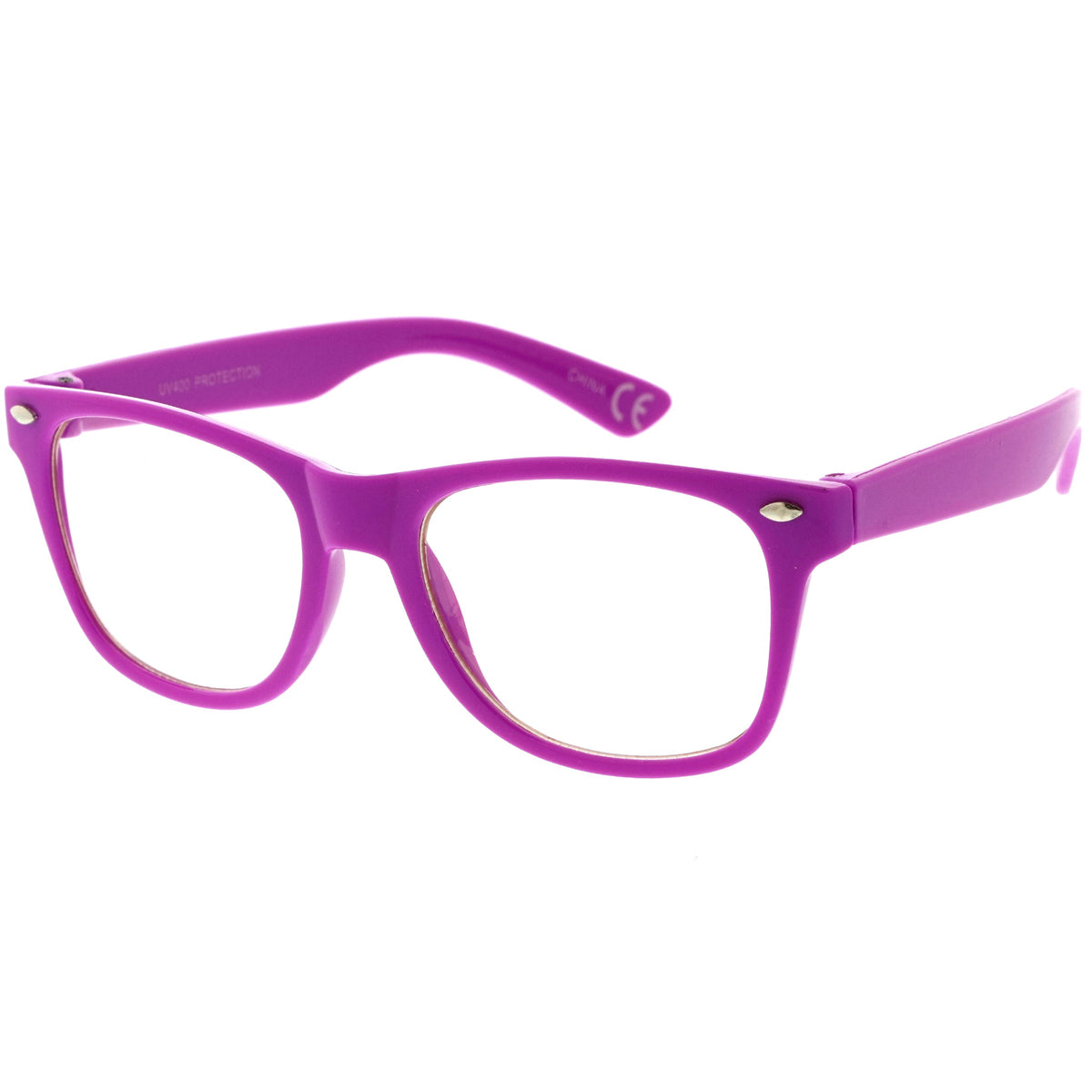 Kids Classic Horn Rimmed Blue Light Glasses D187