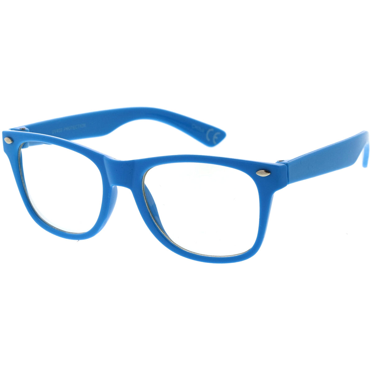 Kids Classic Horn Rimmed Blue Light Glasses D187
