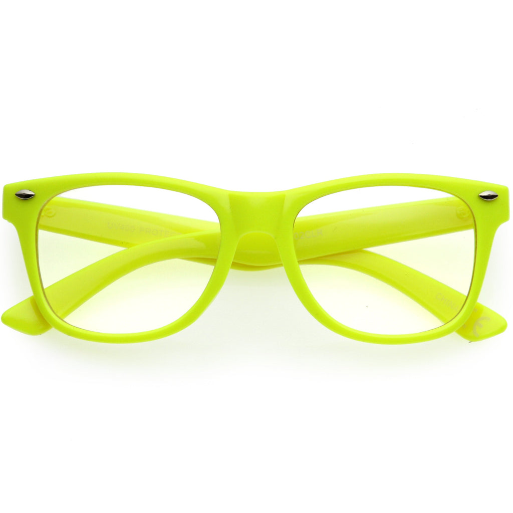 Kids Classic Horn Rimmed Blue Light Glasses D187