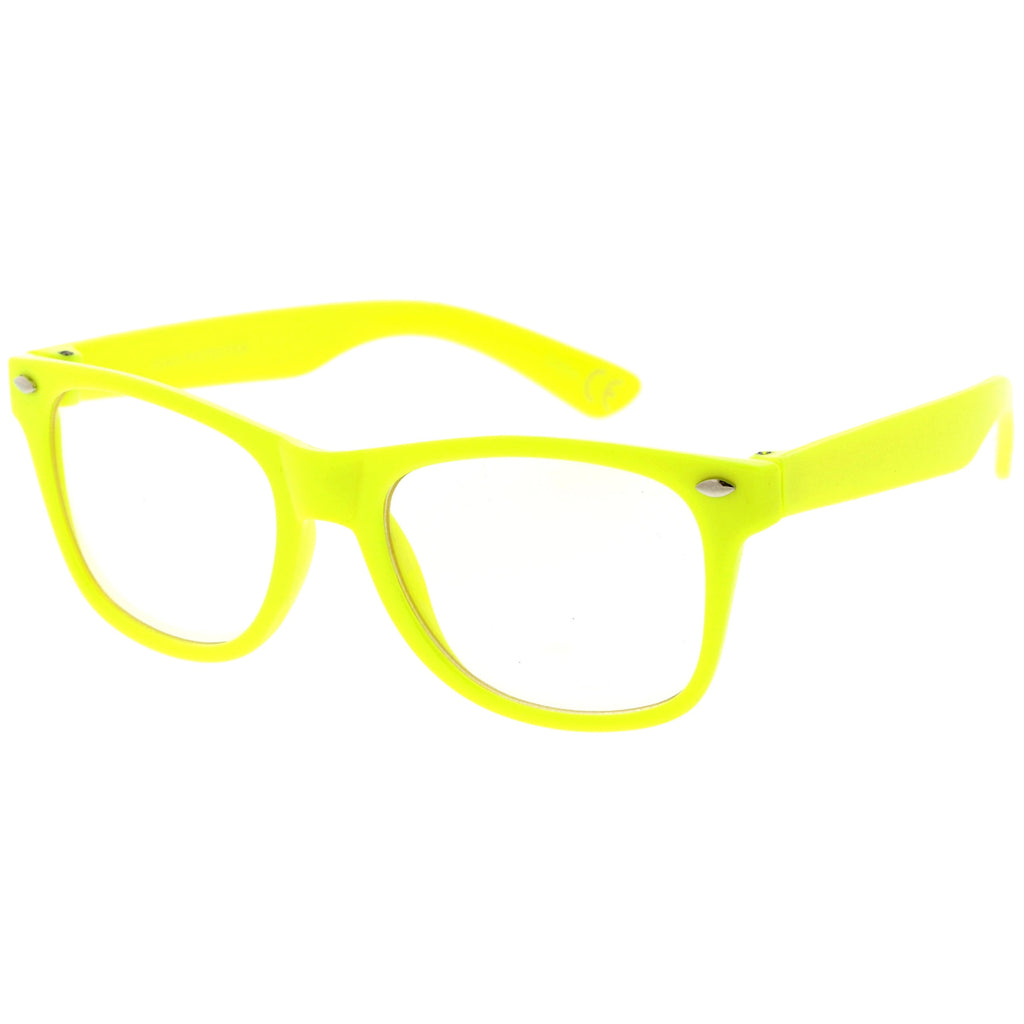 Kids Classic Horn Rimmed Blue Light Glasses D187