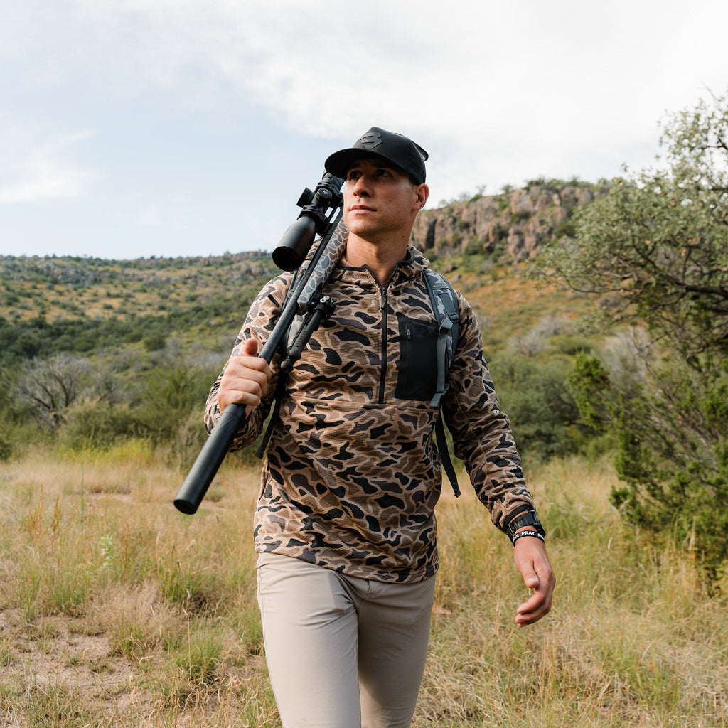 Blaze Tech - Quarter Zip - Gauge Camo